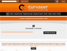 Tablet Screenshot of curvaser.com